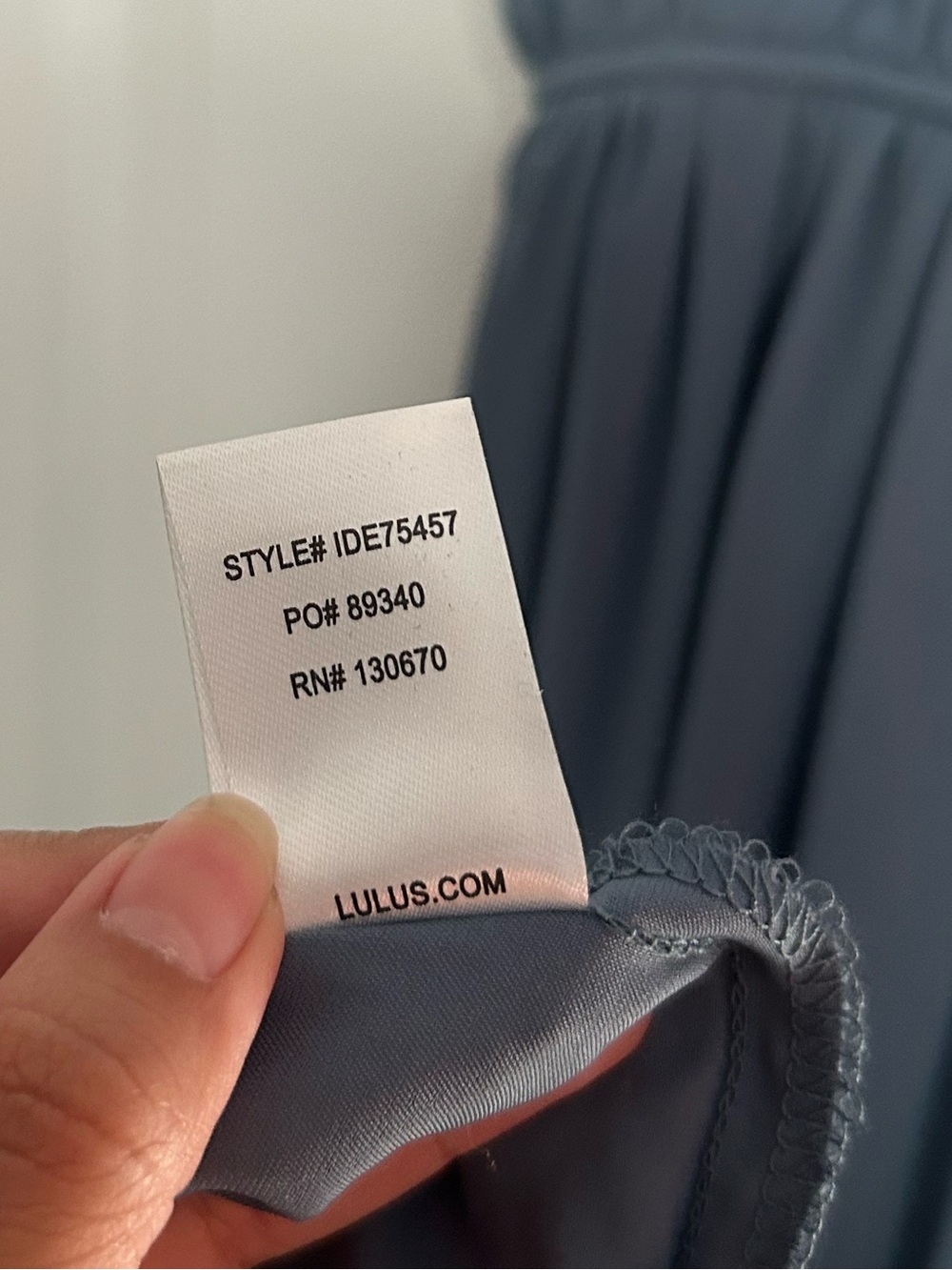 Lulus I'm All Yours Slate Blue Ruffled Maxi Dress S autumn wedding homecoming - Picture 9 of 15